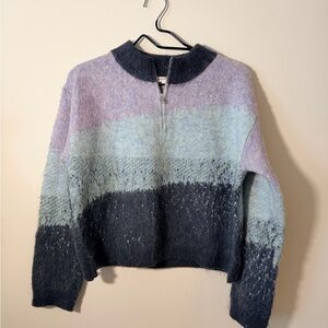 Mystree Women's Turtleneck Sweater - Lavender, Sky Blue, Charcoal